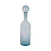 Decorative Accent Bottle w Stopper | Light Blue Glass Ombre | 20’’ SBH-20542-02
