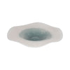 Decorative Centerpiece Bowl | 12’’ | Light Blue and White Glass SBH-20545
