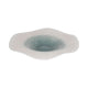 Decorative Centerpiece Bowl | 12’’ | Light Blue and White Glass SBH-20545