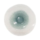Decorative Centerpiece Bowl | 12" | Light Blue and White Glass