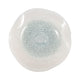 Decorative Centerpiece Bowl | 12" | Light Blue and White Glass
