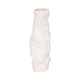 Decorative Vase | 17" | Rough Natural Textured White Ceramic Stoneware
