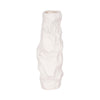 Decorative Vase | 17" | Rough Natural Textured White Ceramic Stoneware