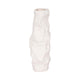 Decorative Vase | 17" | Rough Natural Textured White Ceramic Stoneware