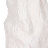 Decorative Vase | 17" | Rough Natural Textured White Ceramic Stoneware