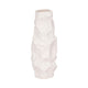 Decorative Vase | 17" | Rough Natural Textured White Ceramic Stoneware