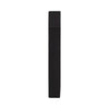 8" Accent Decorative House w Cut Out Windows | Black Wood Figurine
