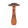 Whimsical Dotted Mushroom Decorative Accent | 10" | Brown Mango Wood