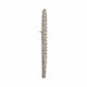 Curved Arch Accent Mirror | Knobby Ball Border | 22 x 30 White MDF