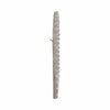 Curved Arch Accent Mirror | Knobby Ball Border | 22 x 30 White MDF