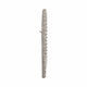 Curved Arch Accent Mirror | Knobby Ball Border | 22 x 30 White MDF