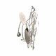 Pius Wall Decoration | Small Discs | Flowing Silver Wire | Layer Iron 47x18