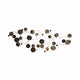 Pius Wall Decoration | Small Discs | Flowing Silver Wire | Layer Iron 47x18