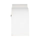 Wall Mounted Display Shelf | 3 Arched Compartments | 24" White Wood