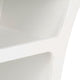 Wall Mounted Display Shelf | 3 Arched Compartments | 24" White Wood
