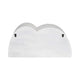 Wall Mounted Display Shelf | 3 Arched Compartments | 24" White Wood