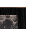 Edwin 4x6 Rectangular Photo Frame | Natural Textured Black Resin 9"