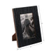 Edwin 4x6 Rectangular Photo Frame | Natural Textured Black Resin 9"