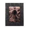 Edwin 5x7 Portrait Photo Frame | Unique Jagged Textured Design Black Resin