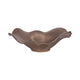 Cruz Large Decorative Bowl | Wavy Ruffled Edge | Bronze Ceramic 18"