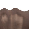 Cruz Large Decorative Bowl | Wavy Ruffled Edge | Bronze Ceramic 18"