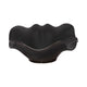 Decorative Bowl Table Accessory | Ruffled Edge | Matte Black Ceramic SBH-20644-02