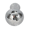 Mosaic Mushroom Tabletop Decor | 10" Silver Mirrored Disco Design