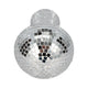 Tabletop Decor | Mosaic Mushroom Mirror Glass Tiles | Silver Metal Finish