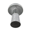 Tabletop Decor | Mosaic Mushroom Mirror Glass Tiles | Silver Metal Finish