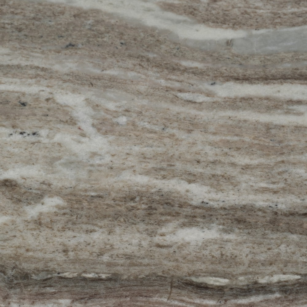 Accent Table | 16" Round Bhainslana Marble Top | Gray Pedestal Base