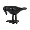 6" Decorative Crow Taper Candle Holder | Raven Black Aluminum Frame