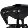 6" Decorative Crow Taper Candle Holder | Raven Black Aluminum Frame