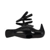 6" Decorative Crow Taper Candle Holder | Raven Black Aluminum Frame