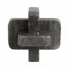 Decorative Knot Sculpture | 5" Black Marble | Retro Geometric Accent