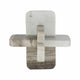 Knot Sculpture | Modern Intersecting Geometric Design | 9" White Marble