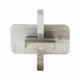 Knot Sculpture | Modern Intersecting Geometric Design | 9" White Marble