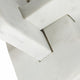 Knot Sculpture | Modern Intersecting Geometric Design | 9" White Marble