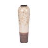 Apex Opulence Floor Vase | Tapered Shape | Multi-Ivory | Gray Iron 32"
