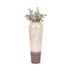 Apex Opulence Floor Vase | Tapered Shape | Multi-Ivory | Gray Iron 32"
