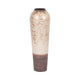 Apex Opulence Floor Vase | Tapered Shape | Multi-Ivory | Gray Iron 32"