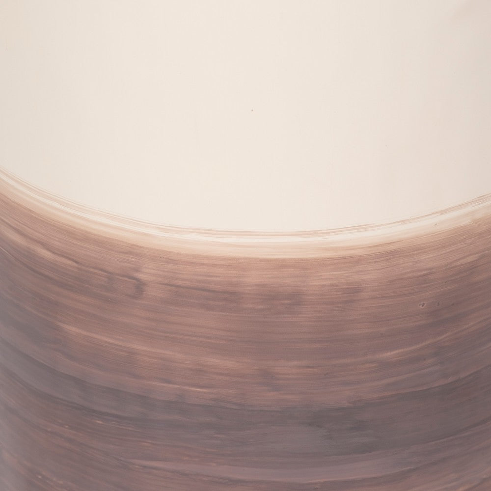 Apex Opulence Floor Vase | Tapered Shape | Multi-Ivory | Gray Iron 32"