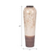 Apex Opulence Floor Vase | Tapered Shape | Multi-Ivory | Gray Iron 32"