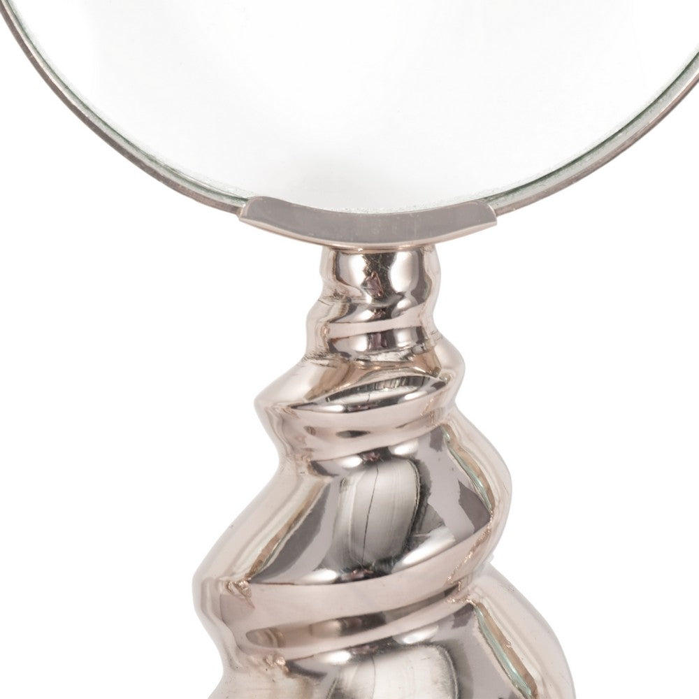 Decorative Magnifying Glass Set of 3 | Coastal Icon Handles | Silver Metal