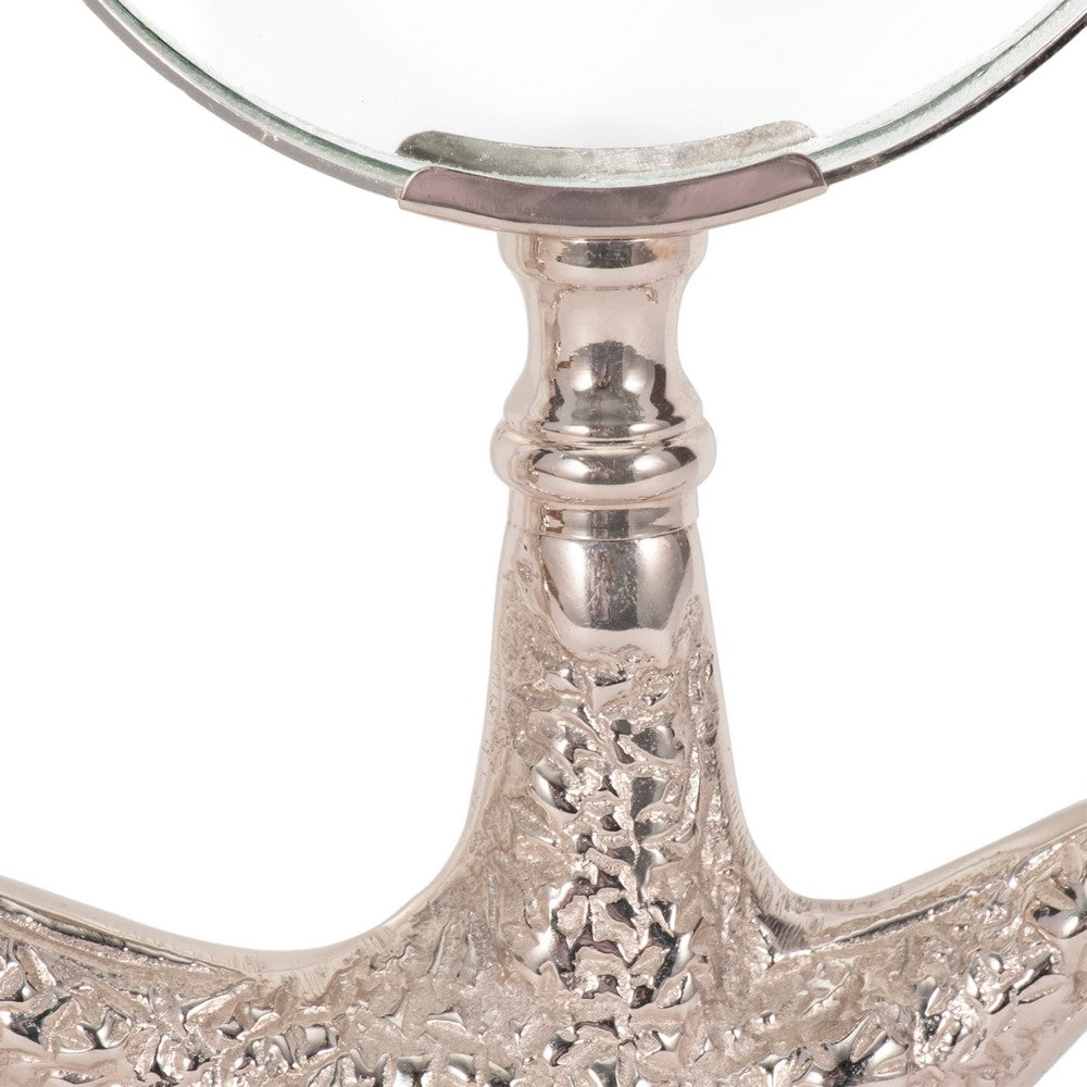 Decorative Magnifying Glass Set of 3 | Coastal Icon Handles | Silver Metal