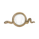 Snake Decorative Magnifying Glass | 9" Gold Aluminum & Glass