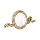 Snake Decorative Magnifying Glass | 9" Gold Aluminum & Glass