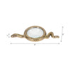 Snake Decorative Magnifying Glass | 9" Gold Aluminum & Glass