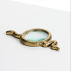 Snake Decorative Magnifying Glass | 9" Gold Aluminum & Glass