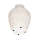 Traditional Flower Vase | 16" Textured Ivory Terracotta w Raised Band