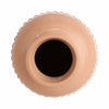 Wreno Traditional Decorative Vase | Round Body | Red Terracotta 17"